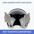 thumbnail image 2 of UOSIA Large Dog Helmet and Goggles Pet Sunglasses Adjustable Dog Motorcycle Helmets,M,Cute Style, 2 of 6