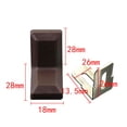thumbnail image 2 of 40 PCS L Shape Right Angle Corner Brackets,Shelf Bracket,Plastic Ourside Metal, 2 of 10