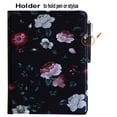 thumbnail image 5 of JYtrend Case for iPad Pro M5 11" 2025 / Pro M4 11-Inch 2024, Rotating Stand Smart Cover for A3357 A3361 A3362 A2836 A2837 A3006 (Black Flower), 5 of 5