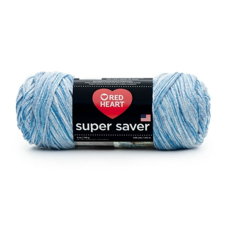 UPC: 0073650019340 | Red Heart Super Saver Yarn Lapis 5oz(141g) Medium Acrylic