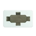 thumbnail image 6 of Pemberly Row Transitional Glass Rectangular Counter Table in Gray, 6 of 9