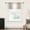 Brown, variant on Dark Green Valance Curtains for Kitchen/Living Room/Bathroom/Bedroom Window, Rod Pocket Small Topper Half Short Window Curtains Voile Sheer Scarf, Modern Gradient Vertical Stripes Geometric 42"x12"