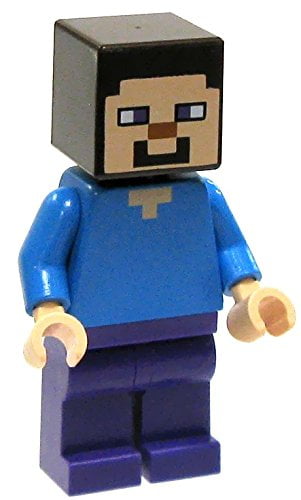 steve minecraft lego minifigure