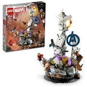 LEGO Marvel Endgame Final Battle 76266 Avengers Model for Build and Display, Collectible Marvel Playset with 6 Minifigures Including Captain Marvel, Shuri and Wanda Maximoff, Marvel Fan Gift Idea