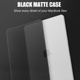 thumbnail image 3 of IC ICLOVER for MacBook Neo 13 inch A3404 (2026), Snap on Hard Shell & Keyboard Cover & Screen Film for MacBook Neo 13" with A18 Pro Chip, Black, 3 of 8
