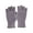 Gray, variant on Deago 2 Pairs Winter Half Finger Gloves Knitted Fingerless Mittens Warm Stretchy Gloves for Men and Women (Black)