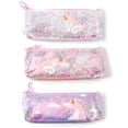 thumbnail image 2 of Lindo estuche de lápiz Unicornio ala de la escuela Lápiz de lápices Bolsa de lápiz suministros de la escuela Irene Inevent HA040205-01, 2 of 7