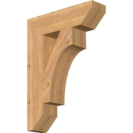 

Ekena Millwork 5 1/2 W x 22 D x 30 H Westlake Slat Smooth Bracket Western Red Cedar