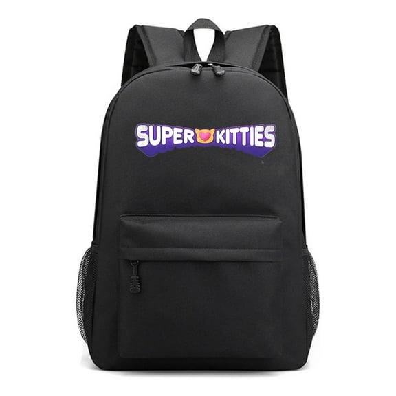 Super Kitties Anime Style Backpack – Spacious Student Bag with Cute Cartoon Print – Durable and Lightweight for All-Day Use