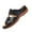 Black, variant on 2025 Slope Heel Thick Sole Women Flat Sandals Hollow Slippers for Women's Beach Sandals Women Large Casual Pedal Sewn Heel Sandals for Women Slope