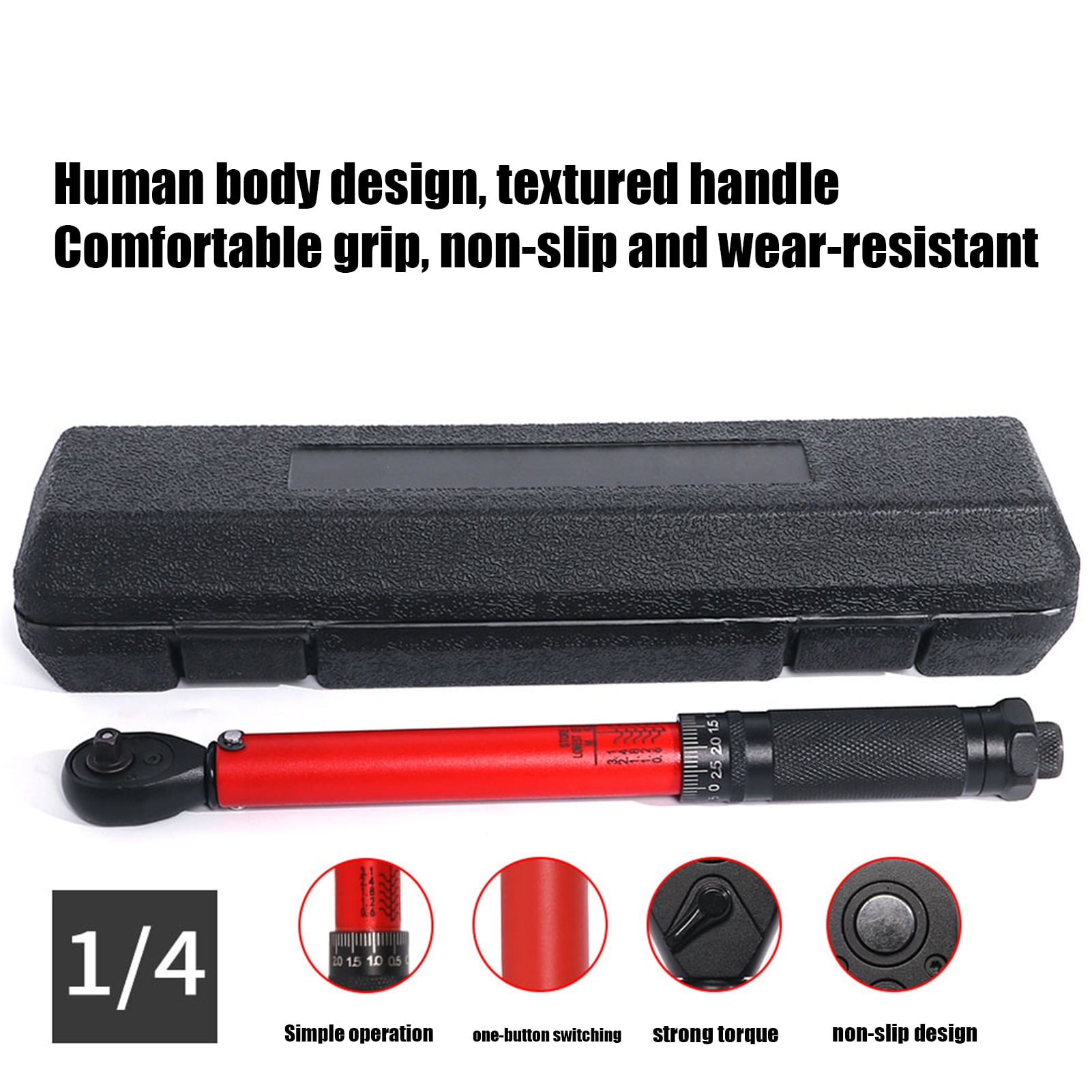 Digital Torque Wrench, 72 Teeth Electronic Adjustable Torque Wrench, Open End Torque Wrench, Torque Multiplier for Automotive Repair, Machinery