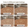 thumbnail image 7 of ODIKA 3'x5' Ultra-Soft Throw Mat, Bedside Shaped Way Motif Curling Botanical Vintage Hallways Entry None Washable, Bare feet friendly, Easy Care Indoor rug for Bedside, Vanity, 7 of 7