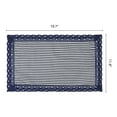 thumbnail image 6 of Rustic Placemats Set of 6 Placemats for Dining Table Decor Washable Kitchen Table Mat with Lace Trim Blue 19.7*11.8inch, 6 of 6