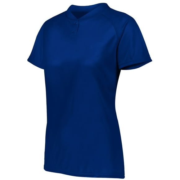 Augusta sportswear Chandail de Softball pour Femmes à Évacuation de l'Humidité à Deux Boutons