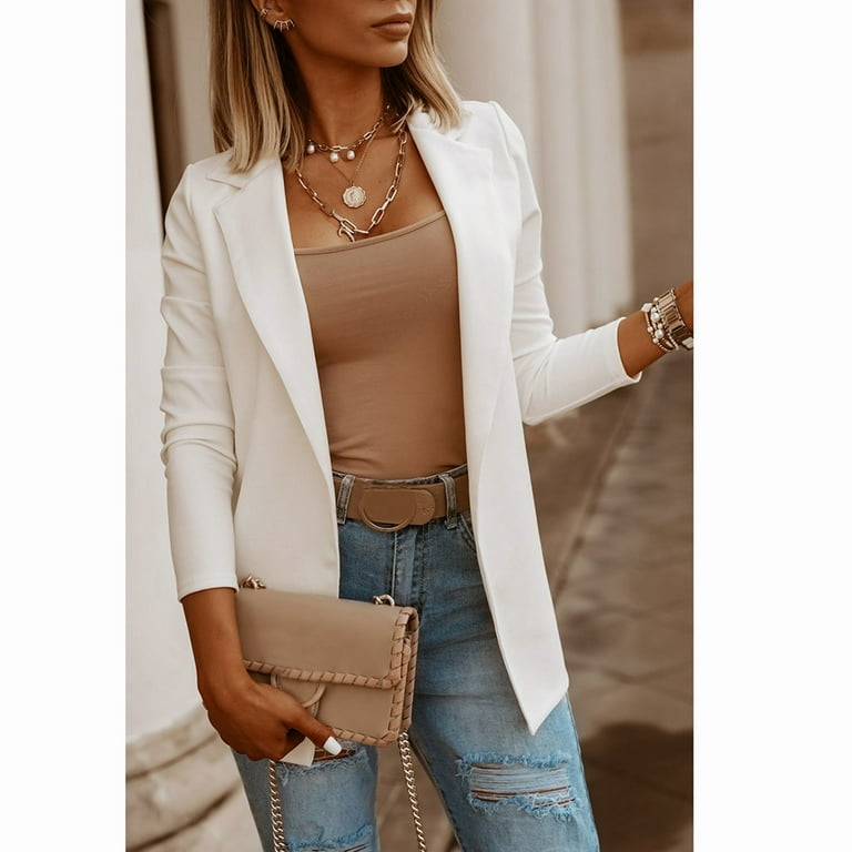 White summer jacket clearance ladies