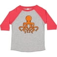 thumbnail image 3 of Inktastic Orange Octopus Boys or Girls Toddler T-Shirt, 3 of 5