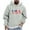 Gray, variant on Fmbrln Mens Trendy Print Hoodies Fall Winter Warm Long Sleeve Hooded Sweatshirts Casual Comfy Pullover Tops with Pockets Beige XL
