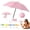 A, variant on Suction Cup Phone Umbrella, Piggy Style Mini Cell Phone Shade for Sun, Anti-Glare Shield Heat Protection Stand Holder, Beach Essentials for Women, Summer Travel Accessories (J)