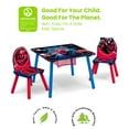 thumbnail image 3 of Marvel Spider-Man Table and 2 Chairs with Storage Set by Delta Children, Greenguard Gold, Toddler, 3 of 11