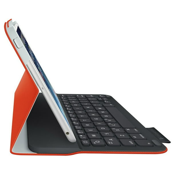 Logitech Ultrathin Keyboard Folio Case For Ipad Mini Red Orange Refurbished Xsdp 0 Stop Trying To Use The Keyboard On Your Touchscreen And Type Faster And More Comfortably With Th Walmart Com