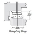 thumbnail image 4 of Truth EP28020 14" Heavy-Duty 4-Bar Stainless Steel Window Hinge, 4 of 4
