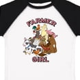 thumbnail image 4 of Inktastic Farmer Girl with Happy Farm Animals Boys or Girls Toddler T-Shirt, 4 of 5