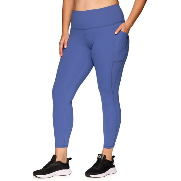 RBX Active Women's Plus Size Super Soft Ultra Hold Yoga Legging With Pockets