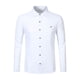 thumbnail image 4 of pstuiky camisas de manga larga para hombre, Camisa tipo cárdigan de manga larga con botones y bolsillos informales de color liso para hombre tops de invierno para hombre m, 4 of 8