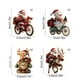 thumbnail image 3 of Adornos de Regalo de Papá Noel, Muñeco de Nieve y Ciervo de Acrílico Plano 2D de 8 Piezas para Coche, Mochila, Árbol de Navidad, 3 of 6