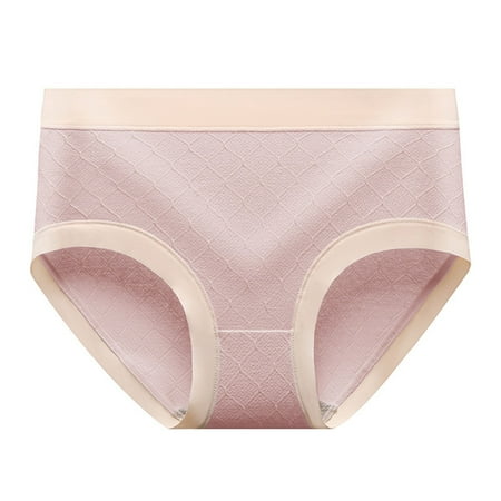 Summer Savings  Women s Large Size Mid-Rise Panties  Fashion Sexy  Soft Cotton  Seamless  Comfort Fit  Daily Wear  Breathable  Elastic Waistband  Womens Plus Size Clearance | Beige XL  Sopatenor