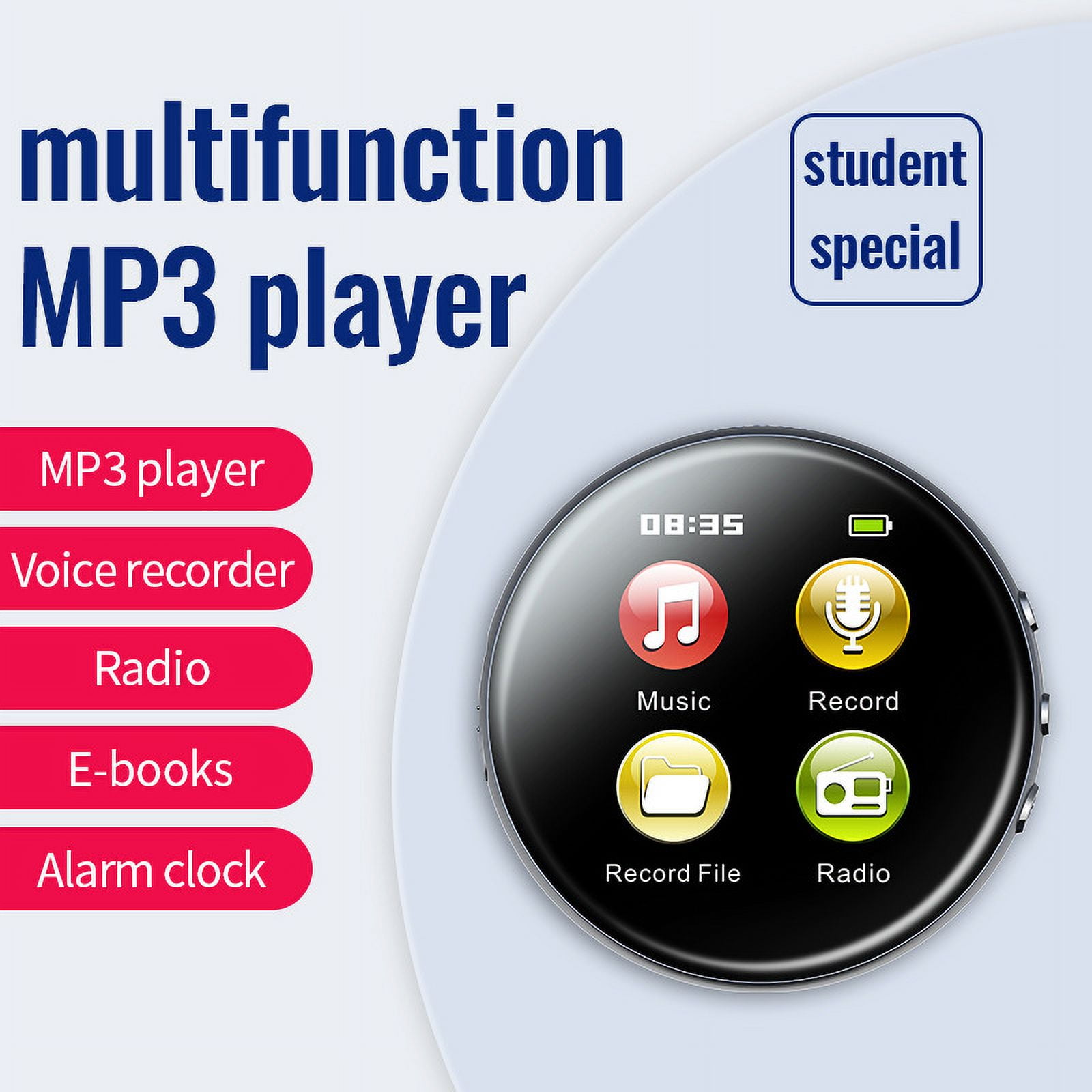 CJBZLCPCOO new M29 color screen MP3 high definition noise reduction AI intelligent voice recorder, e-book recorder