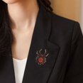 thumbnail image 3 of Kkkded Spider Brooch Spider Brooch - Shiny, Realistic Shape, Rust - Free, for Clothes Collars, 3 of 7