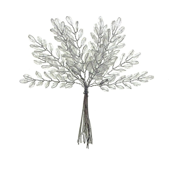 Acrylic Wheat Spray, Clear, 5-Inch, 12-Count