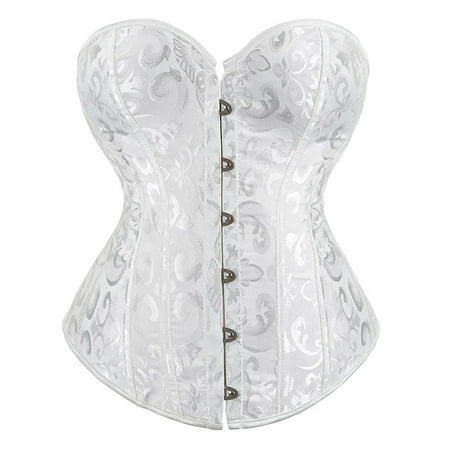 Herrnalise Firm Shapewear for Women Plus Size Corsets for Bustier Lingerie for Festival Costume Dress Bustier Top Gothic Erogenous Underwear White Mothers Day Gifts