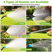 SideKing Battery Powered Sprayer 2 Gallon,Electric Garden Sprayer with 3 Spray Force, Battery Indicator, Rechargeable Handle, 23.6 Telescopic Wand,4 Mist Nozzles,Shoulder Strap, for Lawn and Garden