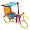 thumbnail image 3 of Gwong Juguete 135pcs niños ensamblados juguetes educativos Bloques de construcción de plástico Smart Sticks Gwong 8811096, 3 of 7