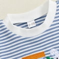 thumbnail image 5 of Kiijoy Baby Boys Easter Outfits Letter Embroidery Short Sleeve T-Shirt Shorts Set, Sizes 6-12 Months, 5 of 6