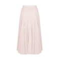 thumbnail image 6 of FRSASU Women's Long Tulle Skirts Elastic High Waist Gauze A-Line Layered Mesh Casual Loose Flowy Skirt Beige, 6 of 7