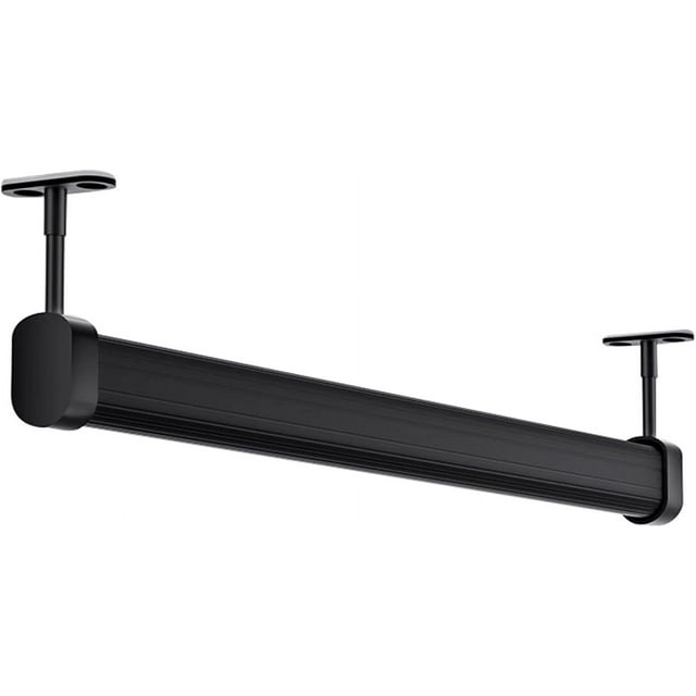 Heavy Duty Ceiling Mount Closet Rod, Long Clothes Storage Hanging Rack, Cuttable Room Divider Poles for Wardrobes