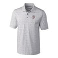 thumbnail image 2 of Men's Cutter & Buck Steel Mississippi State Bulldogs Advantage Space Dye Tri-Blend Polo, 2 of 3