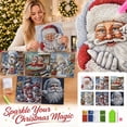thumbnail image 2 of Christmas Diamond Painting Kit Featuring Santa Claus 5D Design with Full Drill Rhinestones, Festive Wall Art for Adults Relaxation, Holiday Craft Gift 1 Pack, 2 of 4