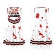 thumbnail image 2 of FYDUU Robes d'Halloween pour Filles Sans Manches à Imprimé d'Halloween Robe Patineuse Ligne A Robe d'Été Décontractée Robe de Fête d'École pour Enfants Robe de Sport Mode Tenue de Fête d'Automne, 2 of 4