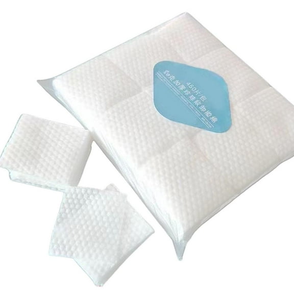 Pearl Pattern Cotton Pads, Thick Cotton Pads, Pure Cotton Boxed Facial Wet Compresses, Large Cotton For Beauty Salons