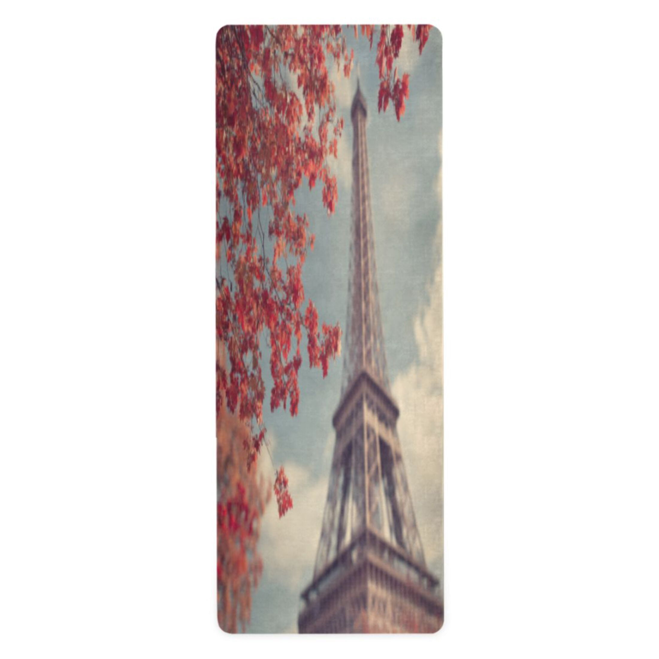 BZSMCE Yoga Mat Women Fitness Mat Autumn at The Tower Pattern