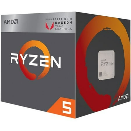 AMD RYZEN 5 2400G Quad-Core 3.6 GHz Socket AM4 65W Desktop Processor