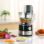 BENTISM 14-Cup 600W Food Processor Vegetable Chopper for Mixing Slicing Kneading