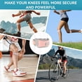 thumbnail image 4 of Patella Tendon Knee Strap 2 Pack, Knee Support Brace for Women Men, knee Stabilizer for Knee Pain Relief, Hiking, Soccer, Basketball, Running, Tennis, Volleyball & Squats, Pink, 4 of 6