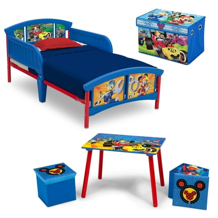 Delta Children Disney Mickey Mouse 4-Piece Toddler Bed Bedroom Set