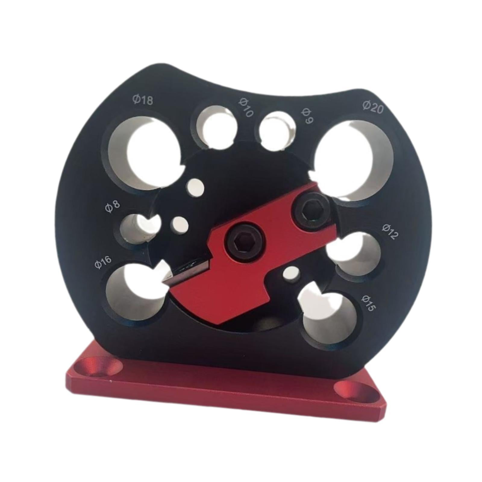 Zxpjkyu 8 Holes Adjustable Dowel Maker Jig Kit Adjustable Dowel Maker Efficient Smoother