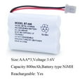 thumbnail image 5 of 2PCS BT-446 BT-1004 BT-1005 BT-504 Rechargeable Cordless Telephone Battery, 5 of 5